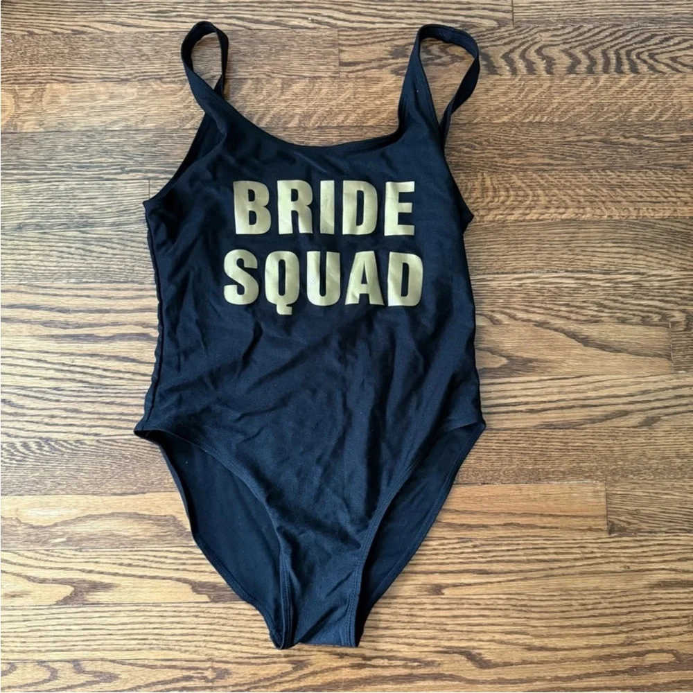 ⭐️ Bride Squad One Piece Swimsuit